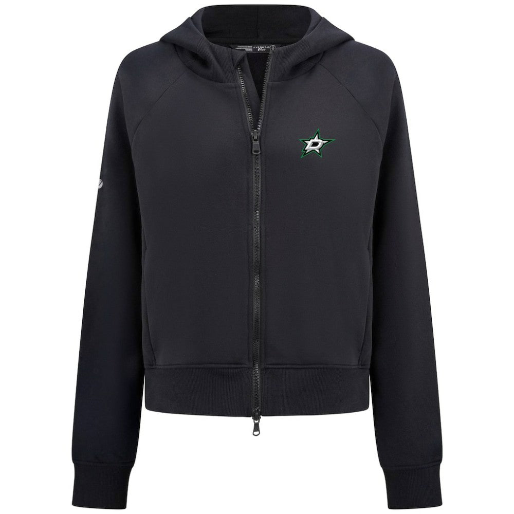 NHL Dallas Stars Levelwear Women's Judd Raglan Full-Zip Hoodie