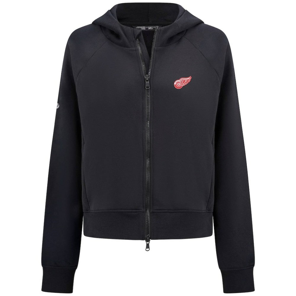 NHL Detroit Red Wings Levelwear Women's Judd Raglan Full-Zip Hoodie
