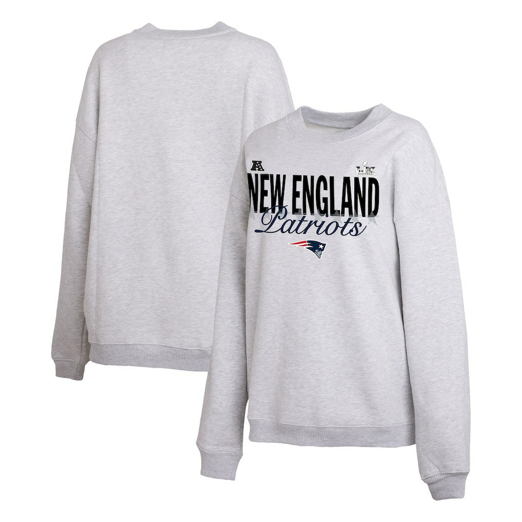 WEAR by Erin Andrews Women's Super Bowl LX Fleece Sweatshirt - New England Patriots Sweatshirts