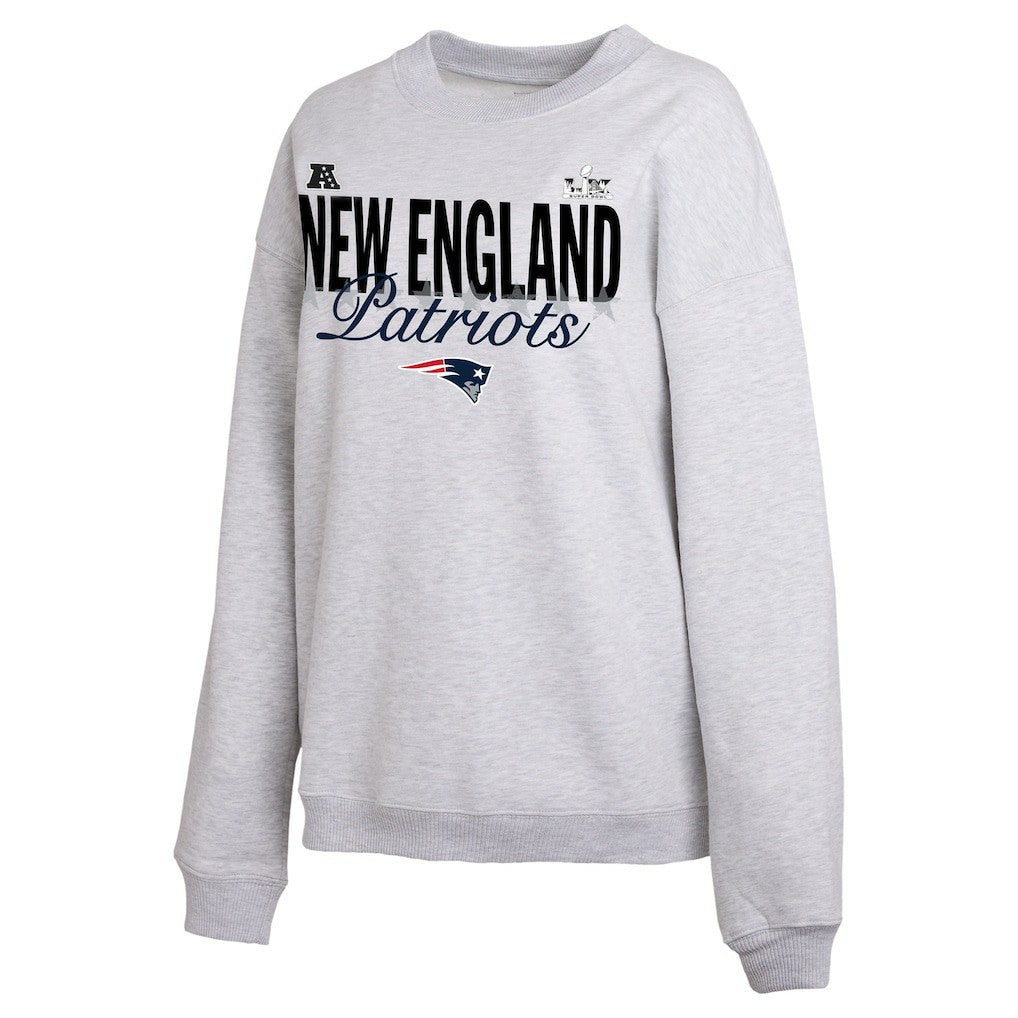 WEAR by Erin Andrews Women's Super Bowl LX Fleece Sweatshirt - New England Patriots Sweatshirts