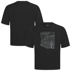 Black Colorado Rockies Levelwear Sunrise Luxe Signature Knit T-Shirt