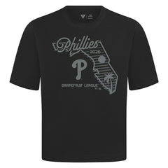 Black Philadelphia Phillies Levelwear Sunrise Luxe Signature Knit T-Shirt