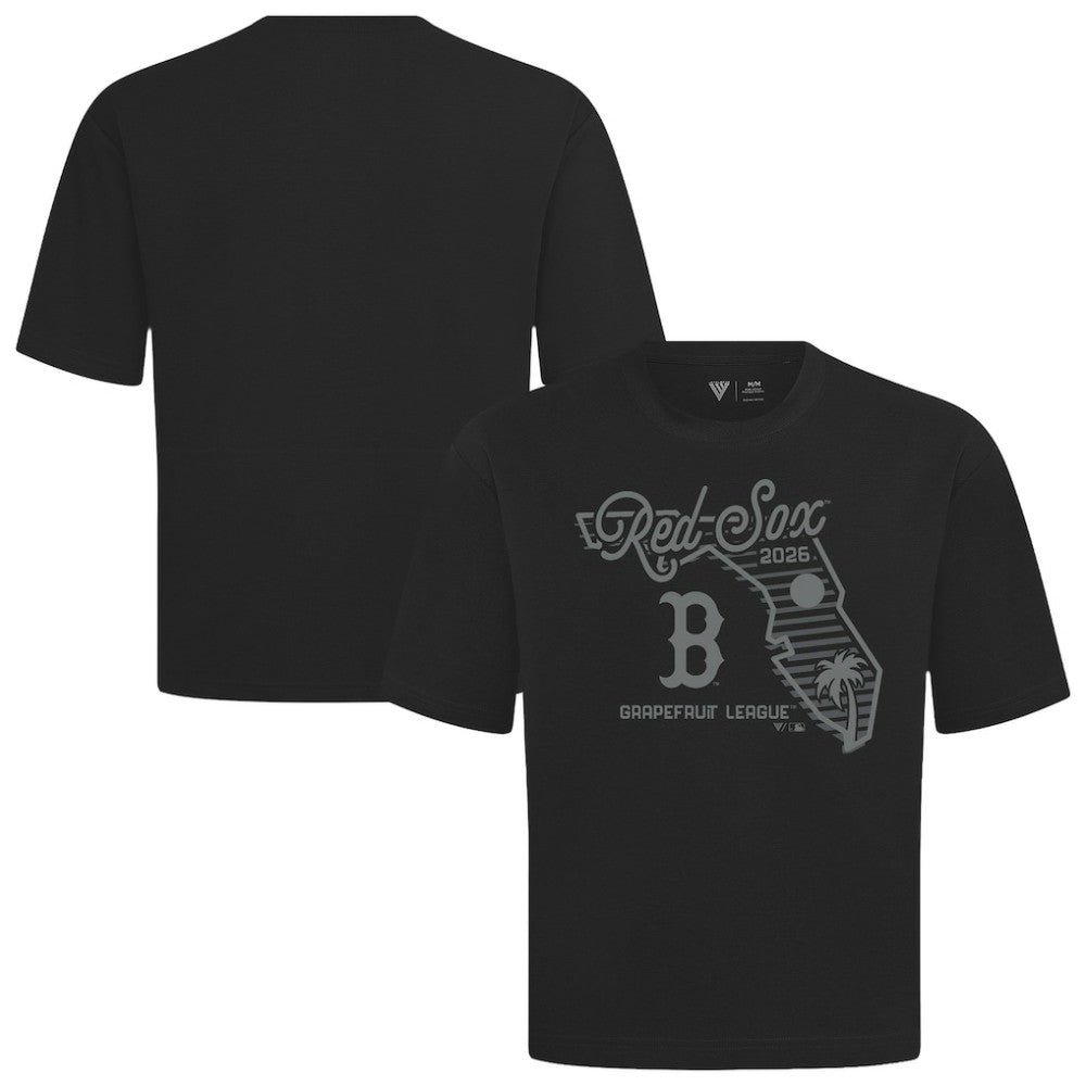 Black Boston Red Sox Levelwear Sunrise Luxe Signature Knit T-Shirt