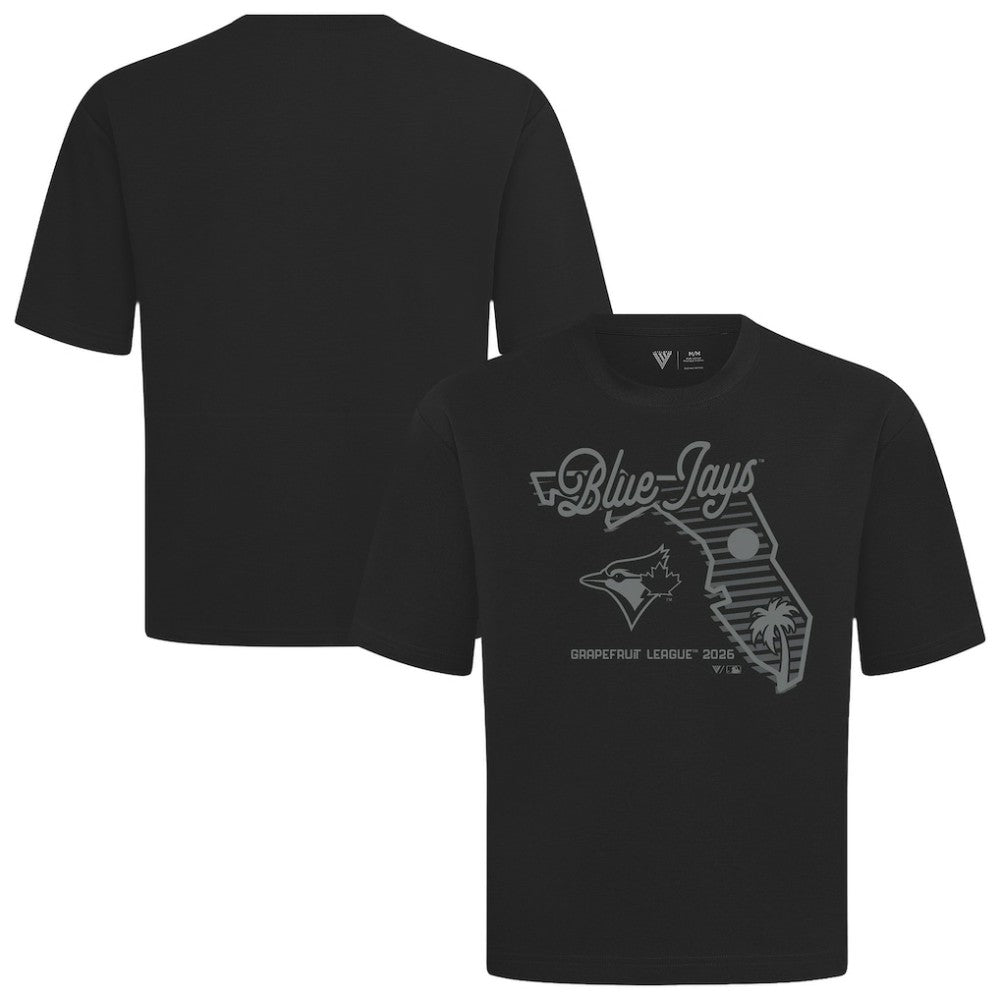 Black Toronto Blue Jays Levelwear Sunrise Luxe Signature Knit T-Shirt