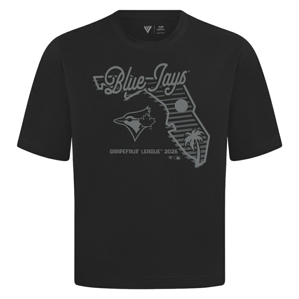 Black Toronto Blue Jays Levelwear Sunrise Luxe Signature Knit T-Shirt