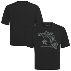 Black Houston Astros Levelwear Sunrise Luxe Signature Knit T-Shirt