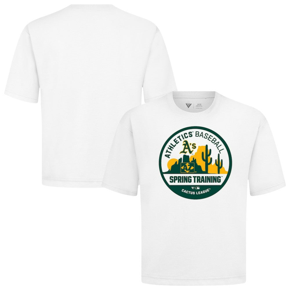 White Athletics Levelwear Spring Training Badge Luxe Signature Knit T-Shirt