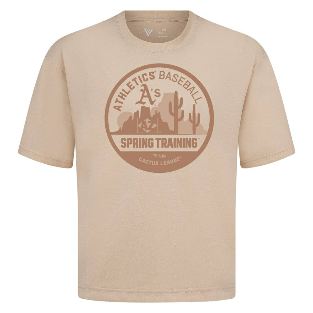 Khaki Athletics Levelwear Spring Training Badge Luxe Signature Knit T-Shirt