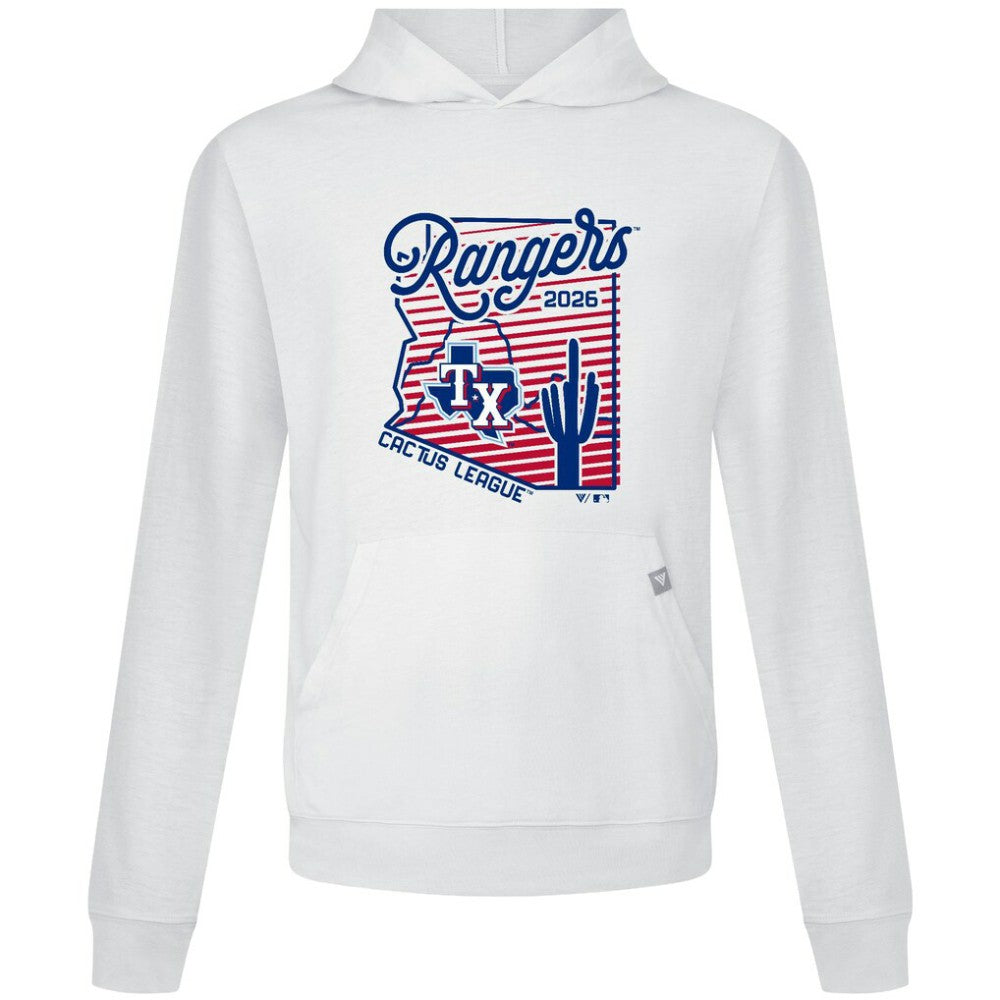 White Texas Rangers Levelwear Sunrise Relay Hoodie