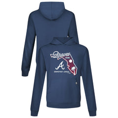 Navy Atlanta Braves Levelwear Sunrise Relay Hoodie