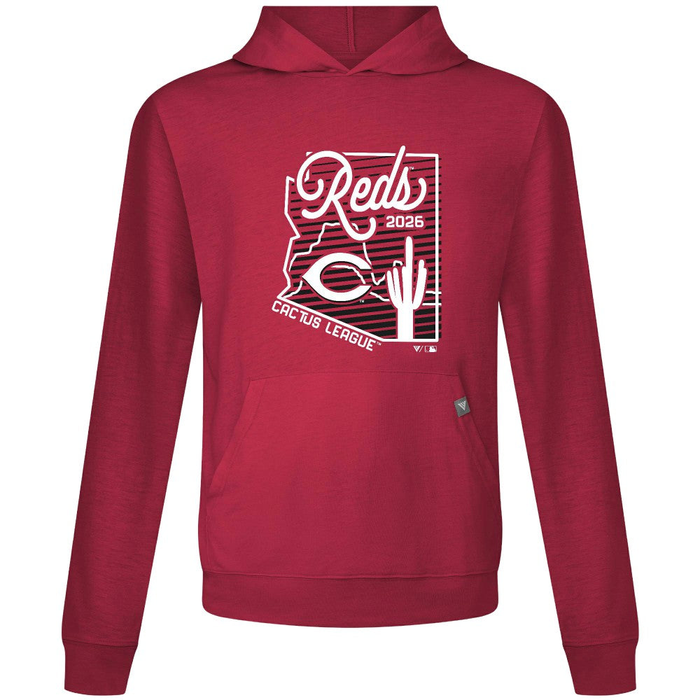 Red Cincinnati Reds Levelwear Sunrise Relay Hoodie