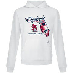 White St. Louis Cardinals Levelwear Sunrise Relay Hoodie