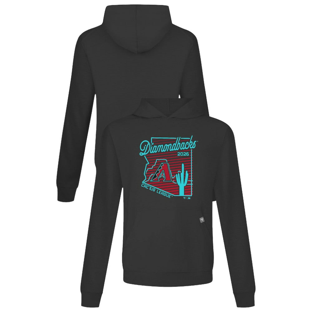 Black Arizona Diamondbacks Levelwear Sunrise Relay Hoodie