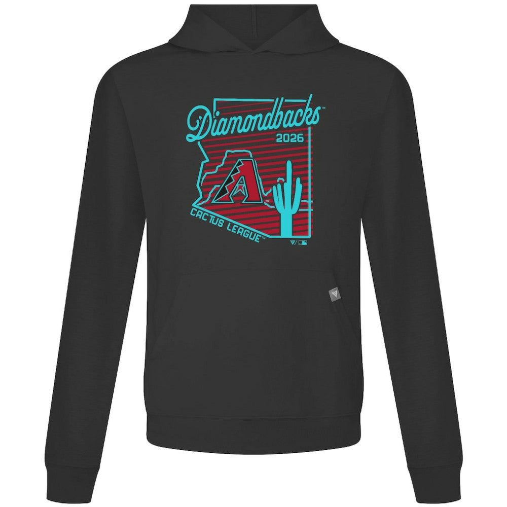 Black Arizona Diamondbacks Levelwear Sunrise Relay Hoodie