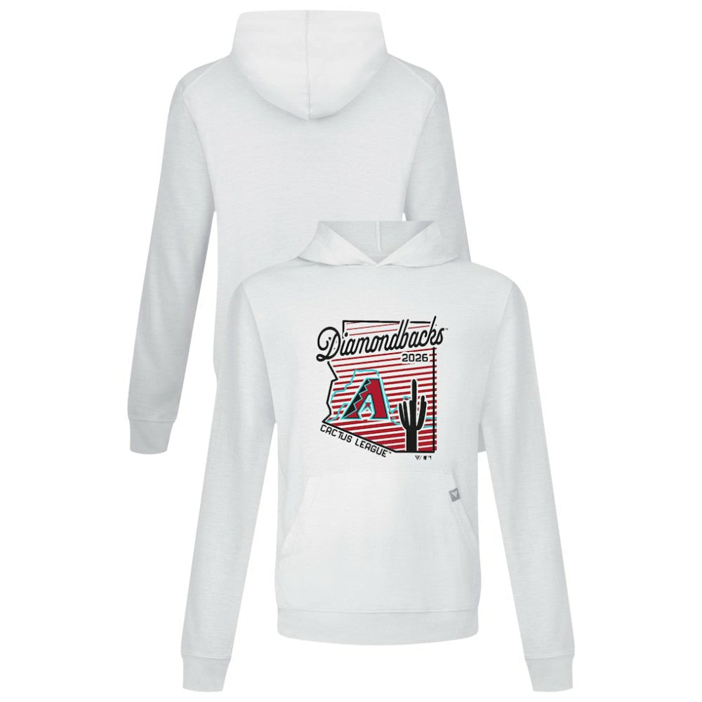 White Arizona Diamondbacks Levelwear Sunrise Relay Hoodie