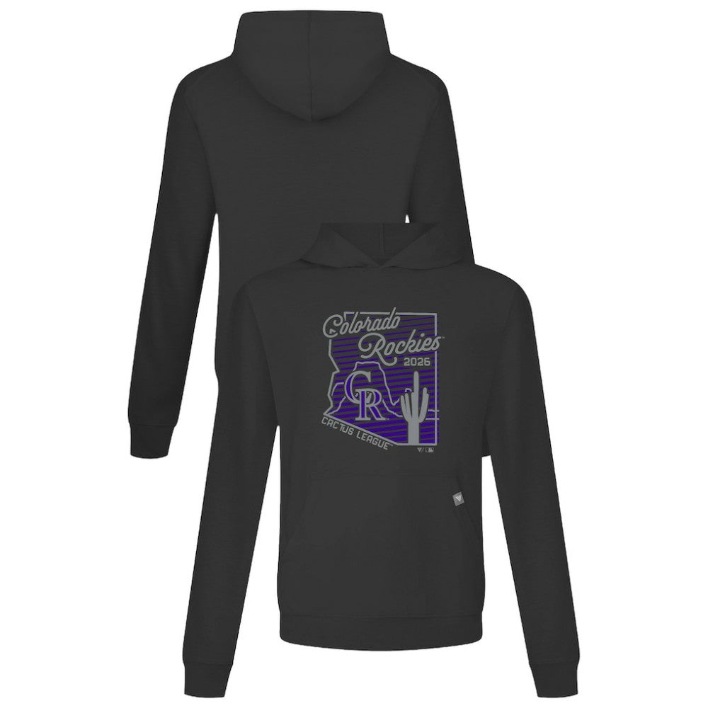 Black Colorado Rockies Levelwear Sunrise Relay Hoodie
