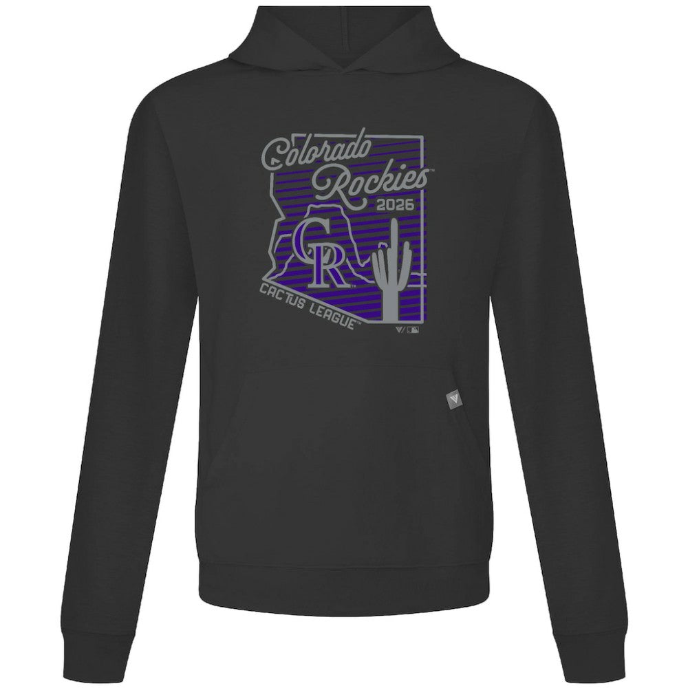Black Colorado Rockies Levelwear Sunrise Relay Hoodie