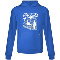 Royal Los Angeles Dodgers Levelwear Sunrise Relay Hoodie