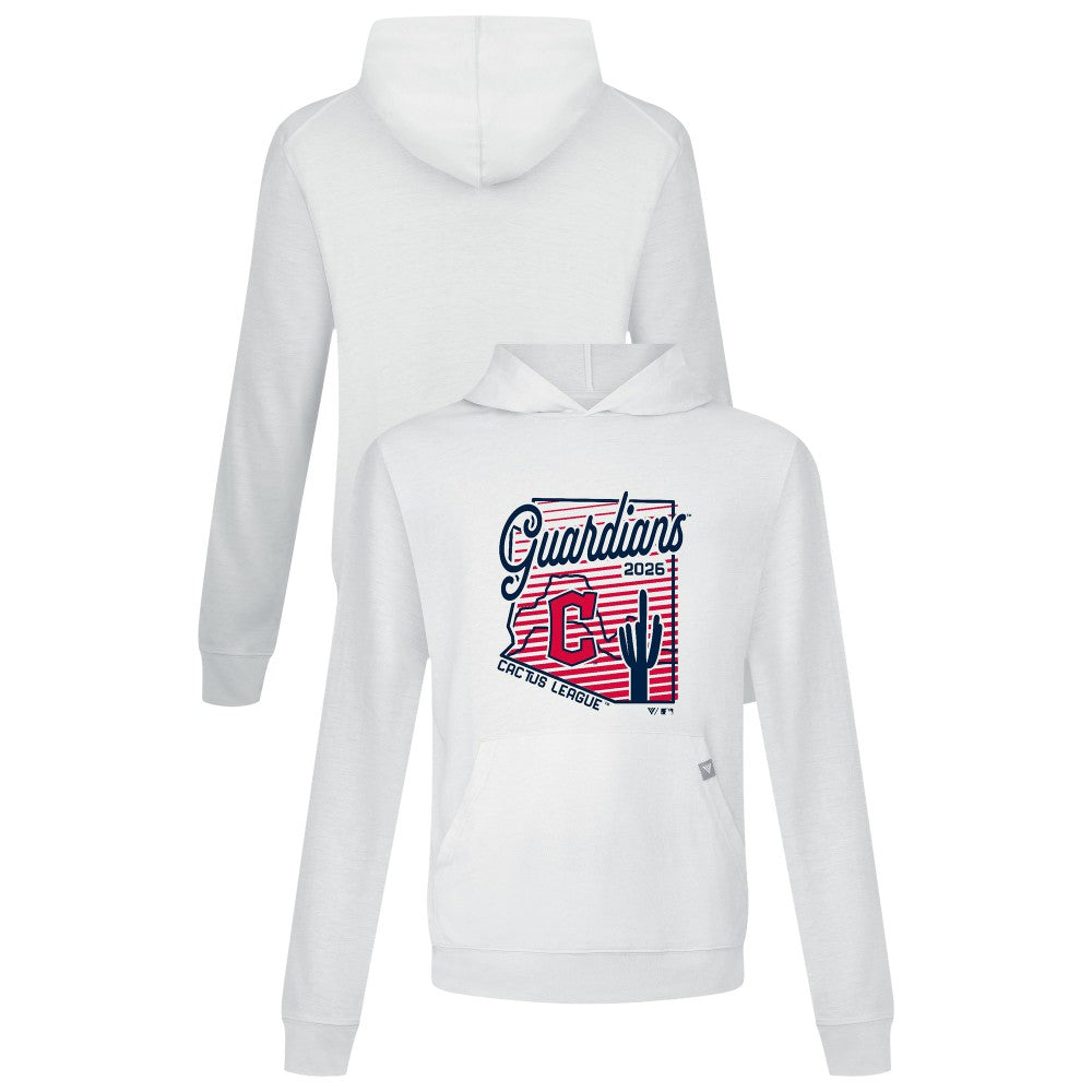White Cleveland Guardians Levelwear Sunrise Relay Hoodie