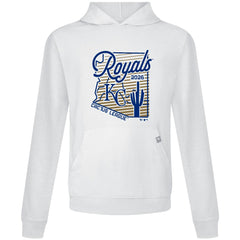 White Kansas City Royals Levelwear Sunrise Relay Hoodie