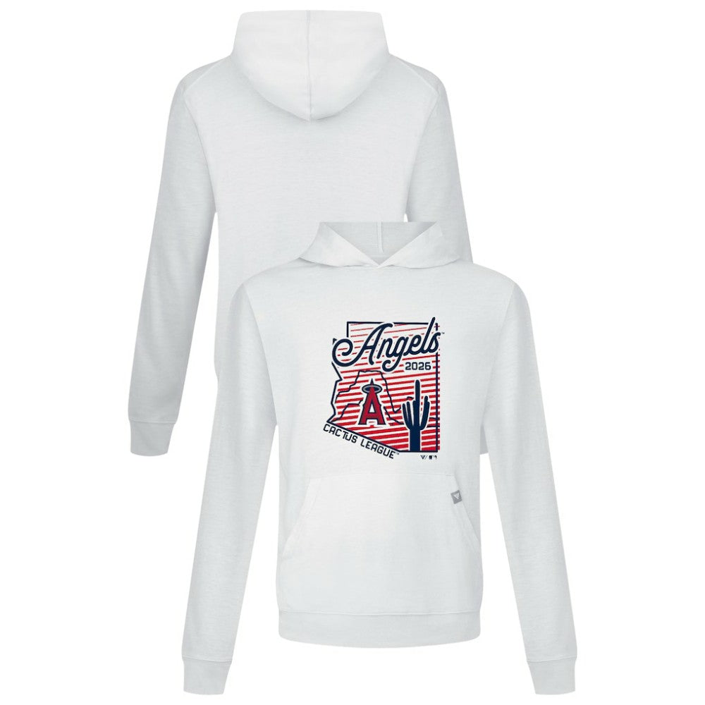 White Los Angeles Angels Levelwear Sunrise Relay Hoodie