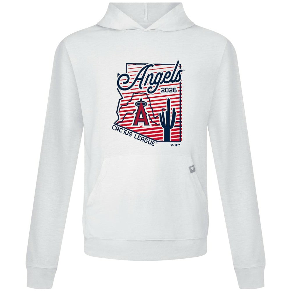 White Los Angeles Angels Levelwear Sunrise Relay Hoodie