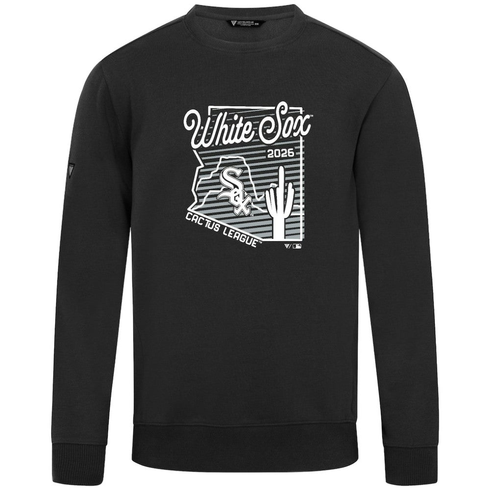 Black Chicago White Sox Levelwear Zane Sunrise Sweatshirt