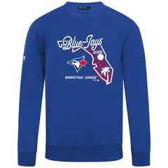 Royal Toronto Blue Jays Levelwear Zane Sunrise Sweatshirt