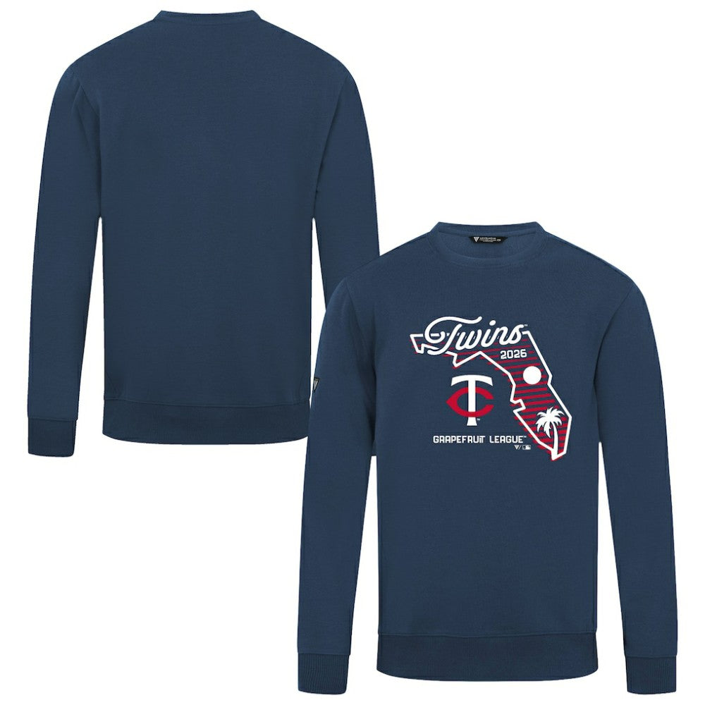 Navy Minnesota Twins Levelwear Zane Sunrise Sweatshirt