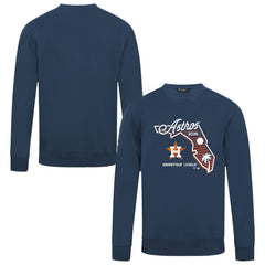 Navy Houston Astros Levelwear Zane Sunrise Sweatshirt