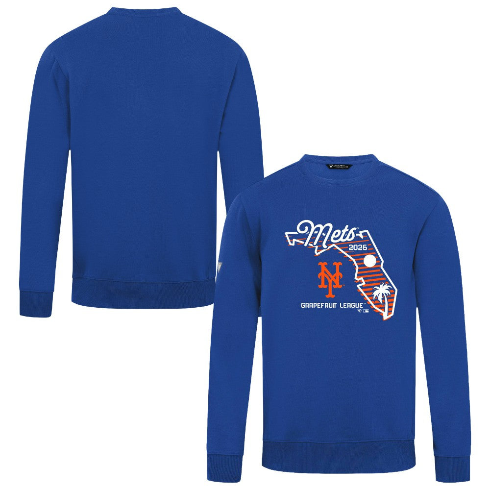 Royal New York Mets Levelwear Zane Sunrise Sweatshirt