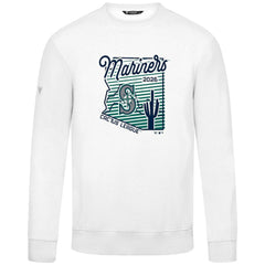 White Seattle Mariners Levelwear Zane Sunrise Sweatshirt