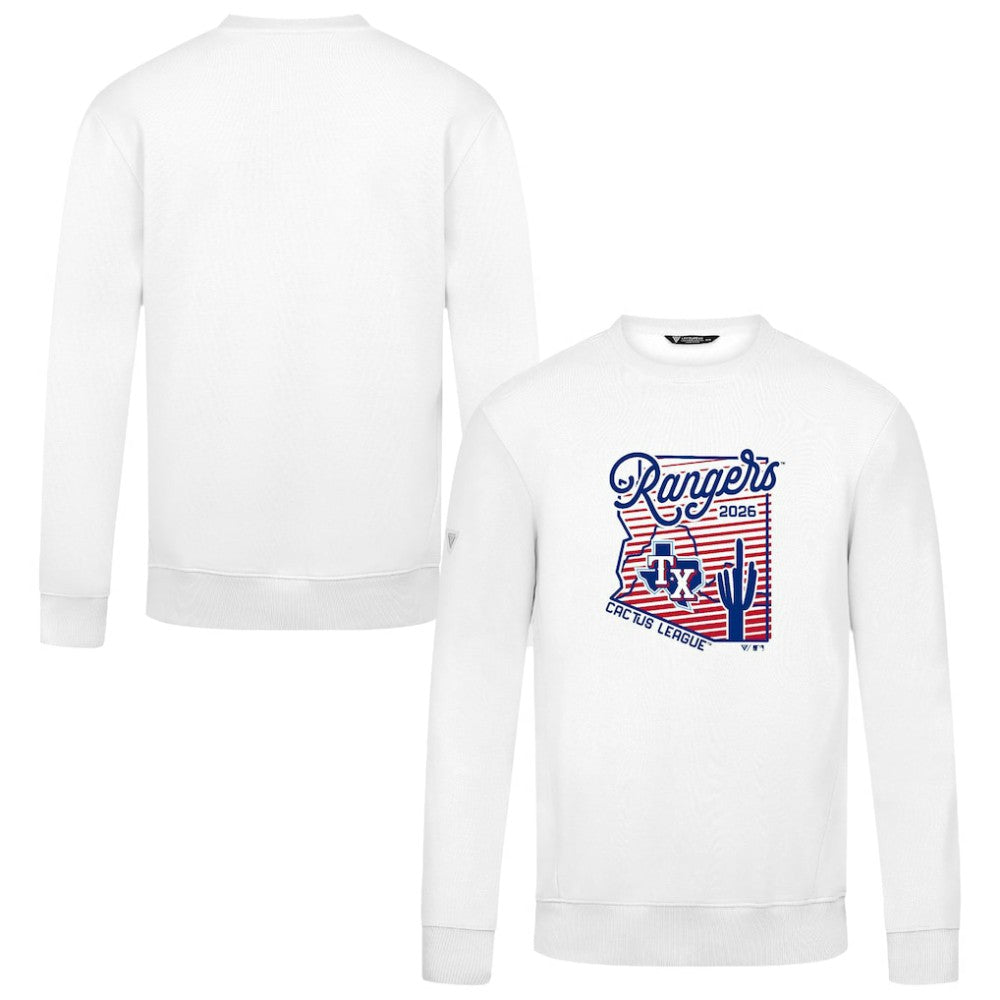 White Texas Rangers Levelwear Zane Sunrise Sweatshirt
