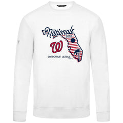 White Washington Nationals Levelwear Zane Sunrise Sweatshirt