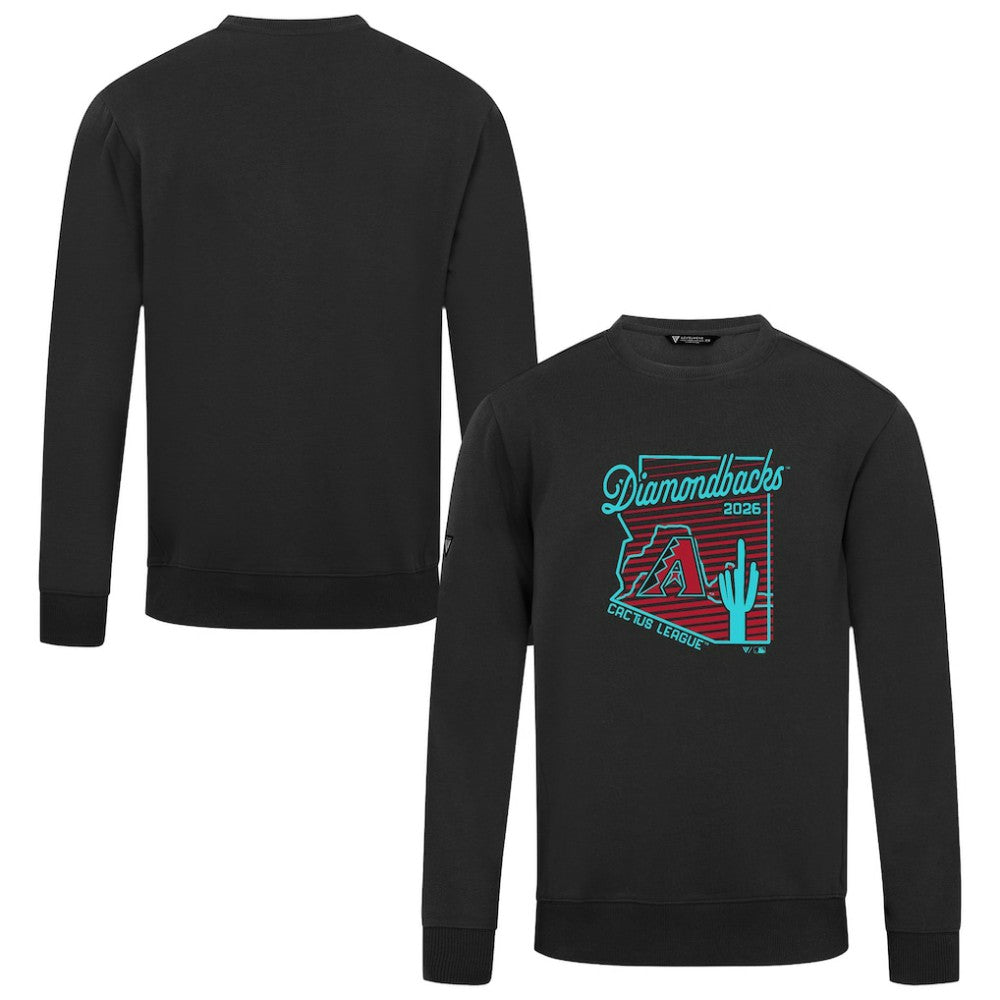 Black Arizona Diamondbacks Levelwear Zane Sunrise Sweatshirt
