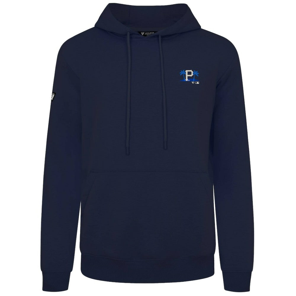 Navy Pittsburgh Pirates Levelwear Panoramic Podium Hoodie