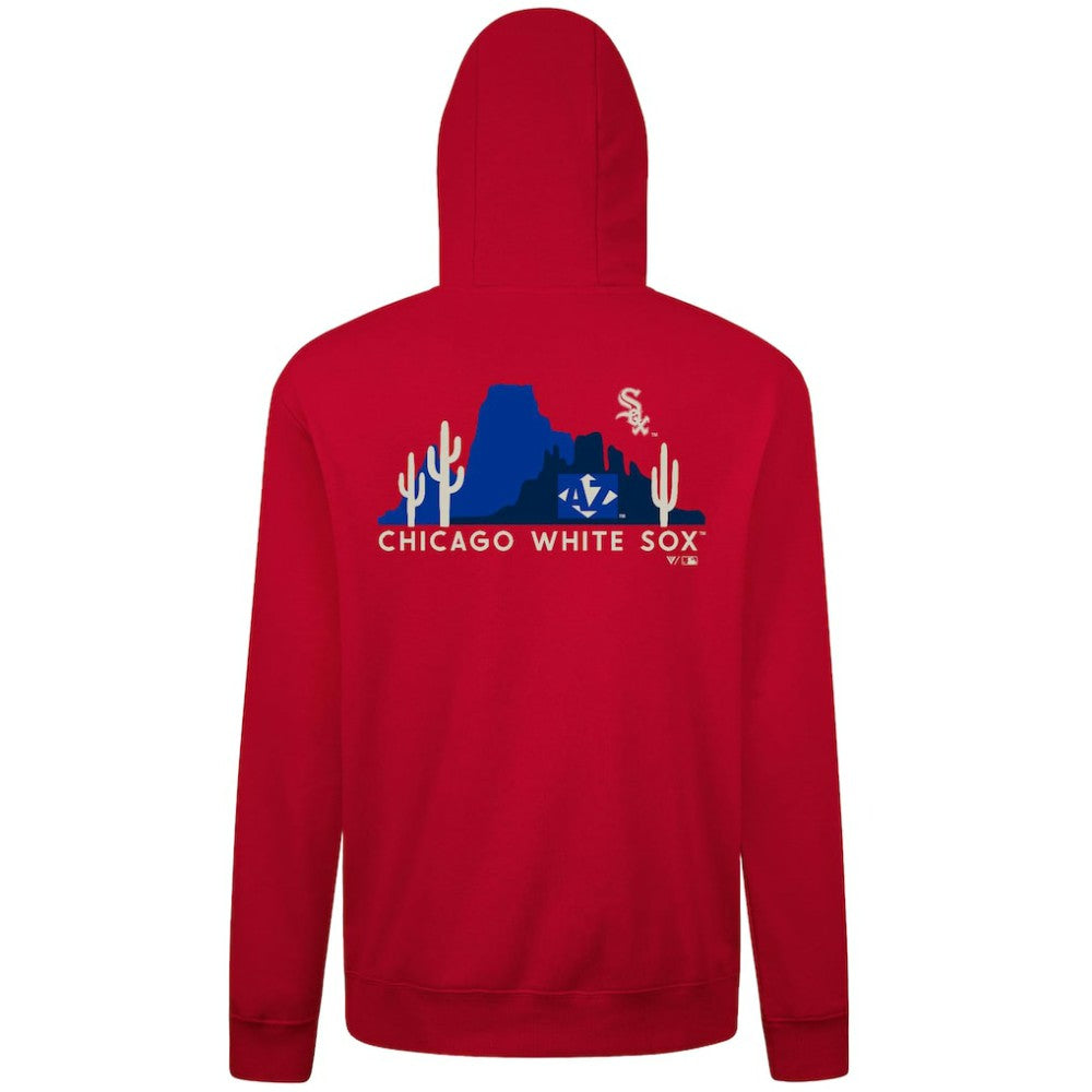 Red Chicago White Sox Levelwear Panoramic Podium Hoodie