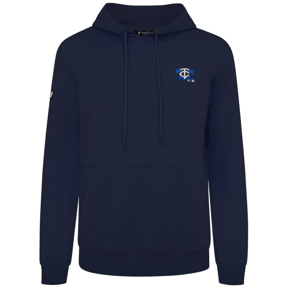 Navy Minnesota Twins Levelwear Panoramic Podium Hoodie