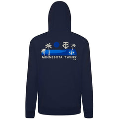 Navy Minnesota Twins Levelwear Panoramic Podium Hoodie
