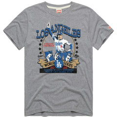 Gray Freddie Freeman Los Angeles Dodgers Homage Unisex 2026 Gold Collection Walk Off Tri-Blend T-Shirt