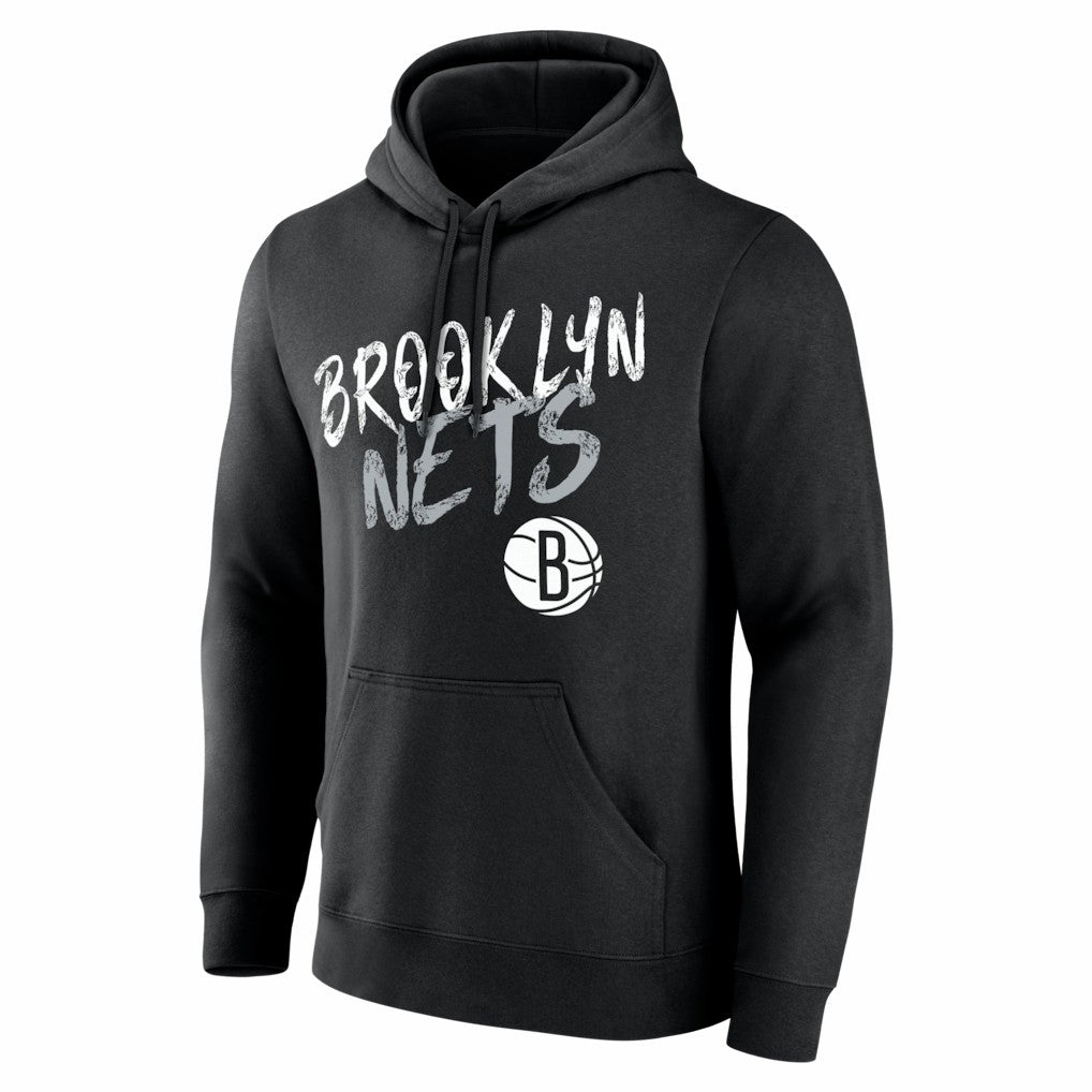 Brooklyn Nets Big & Tall Hustle Personalized Name & Number Hoodie