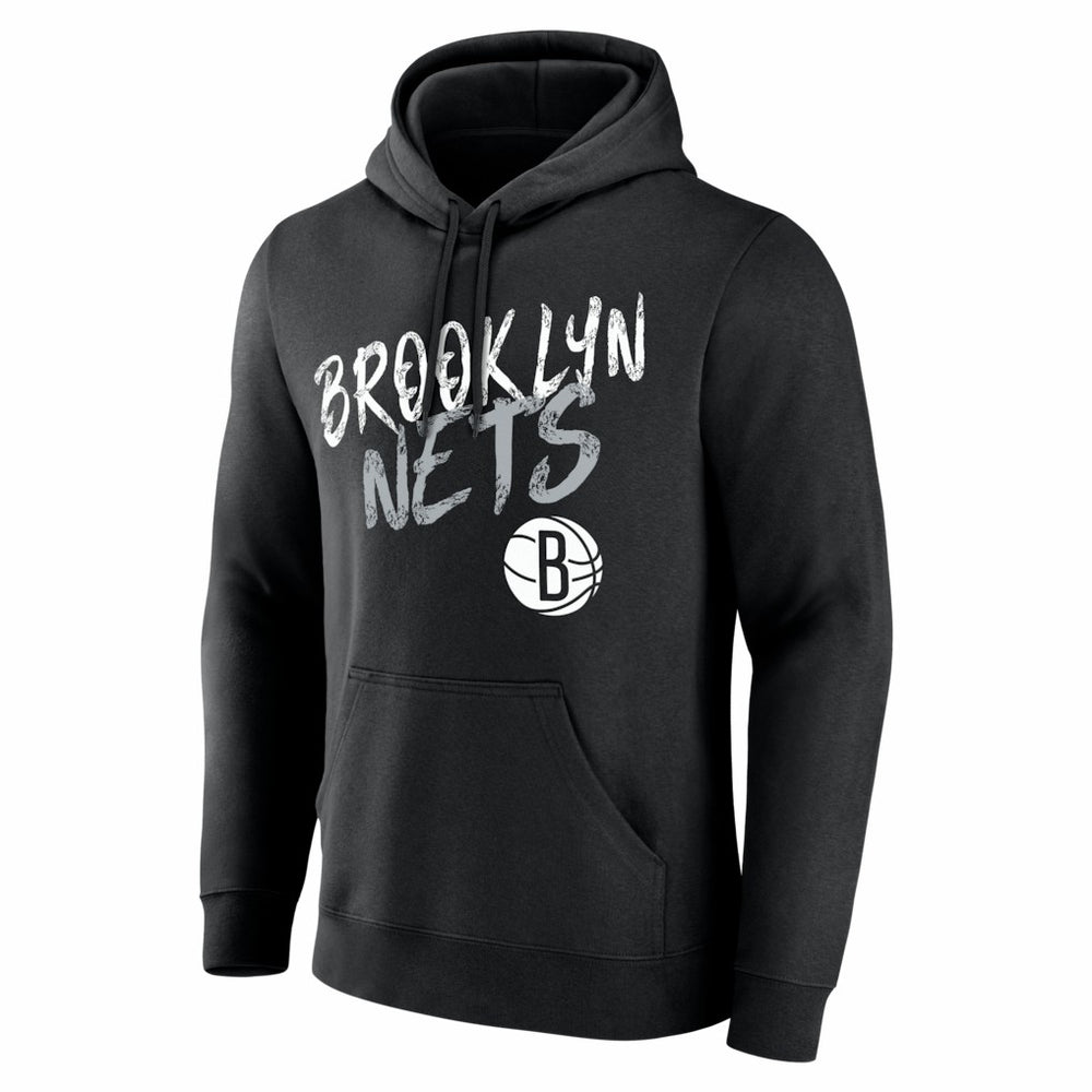 Brooklyn Nets Big & Tall Hustle Personalized Name & Number Hoodie