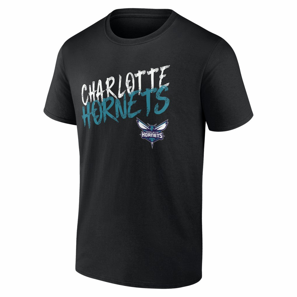 Charlotte Hornets Big & Tall Hustle Personalized Name & Number T-Shirt