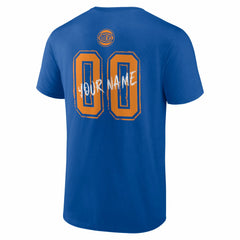New York Knicks Big & Tall Hustle Personalized Name & Number T-Shirt