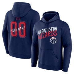 Washington Wizards Big & Tall Hustle Personalized Name & Number Hoodie