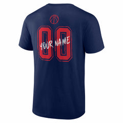 Washington Wizards Big & Tall Hustle Personalized Name & Number T-Shirt