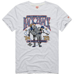 Ash Shohei Ohtani Los Angeles Dodgers Homage Unisex 2026 Gold Collection Back-to-Back World Series Champions Tri-Blend T-Shirt