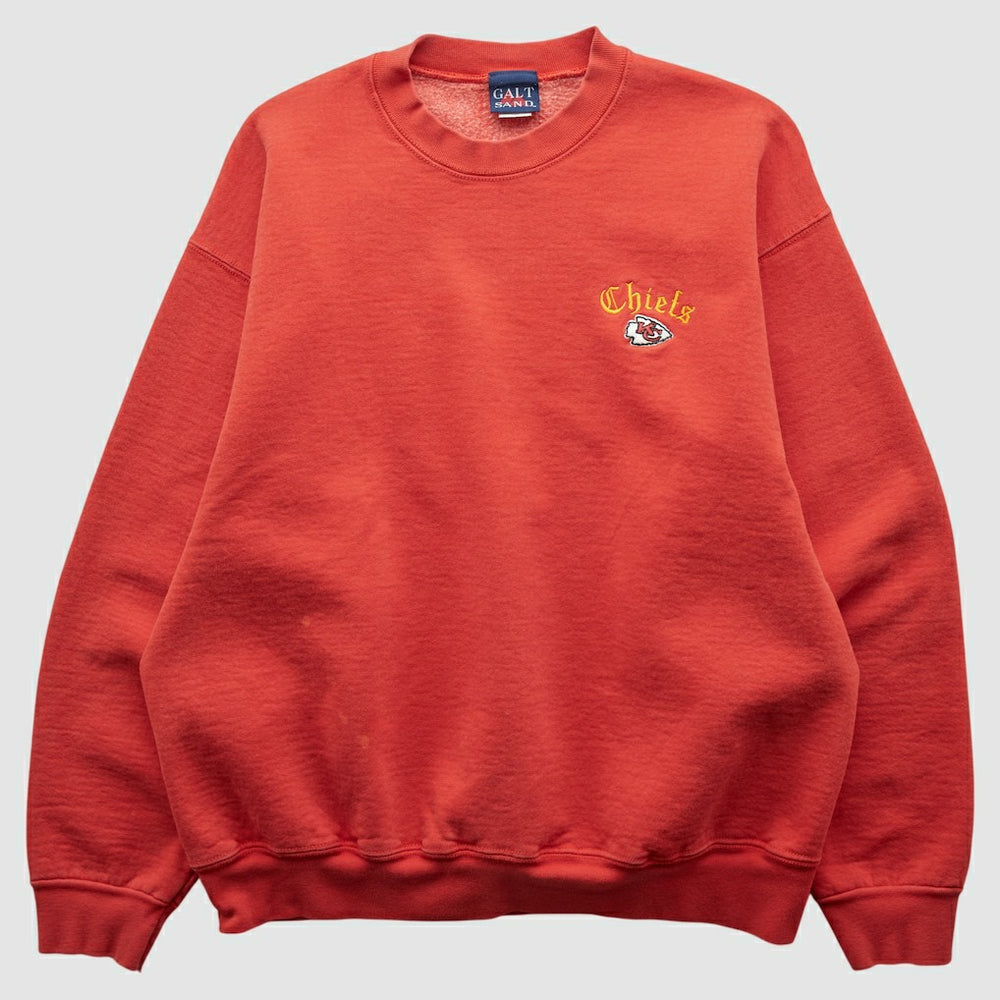 Galt Sand 90s Pullover Sweatshirt - Kansas City Chiefs Pullover