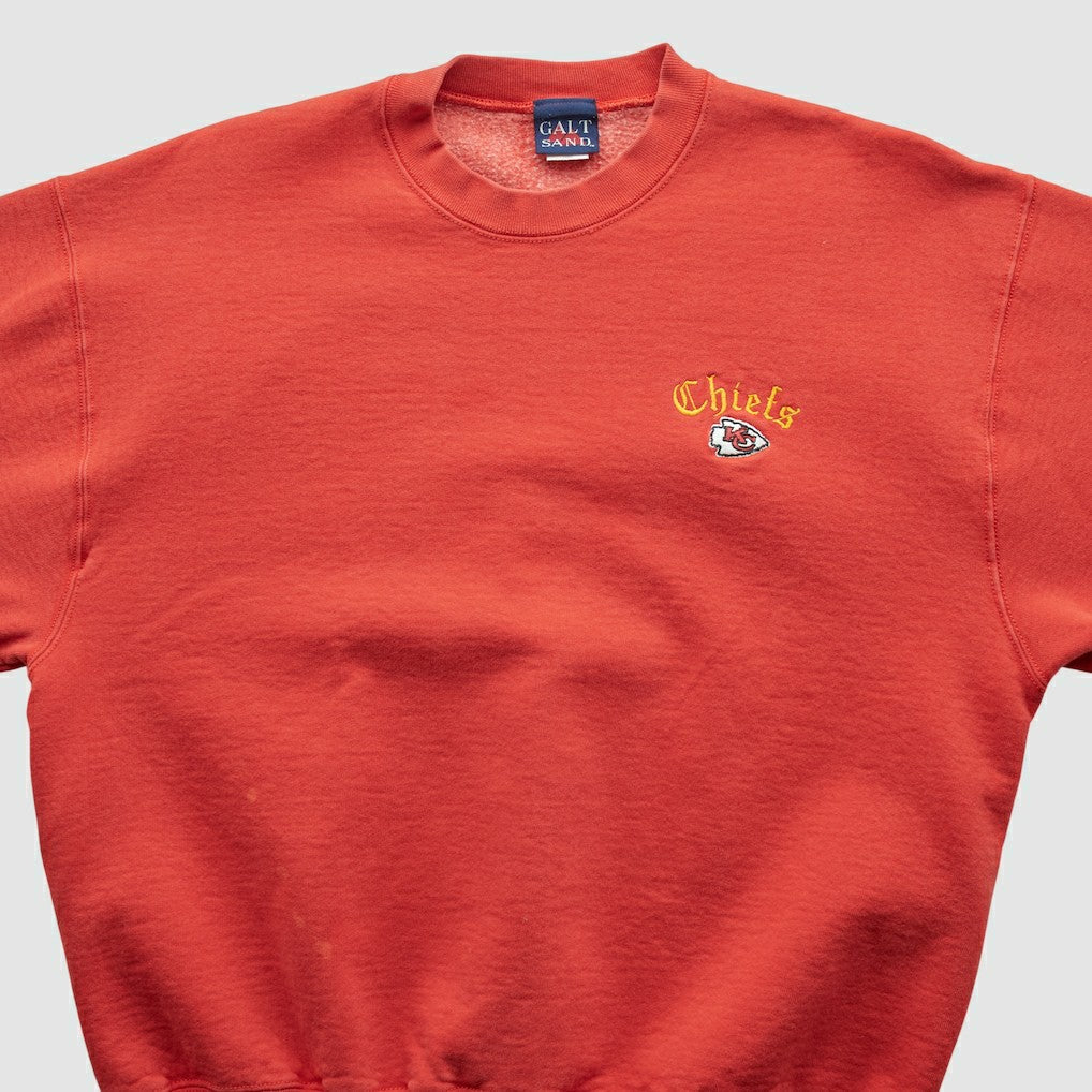 Galt Sand 90s Pullover Sweatshirt - Kansas City Chiefs Pullover