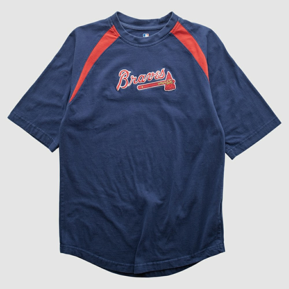 Navy Atlanta Braves Genuine Merchandise 2000s T-shirt